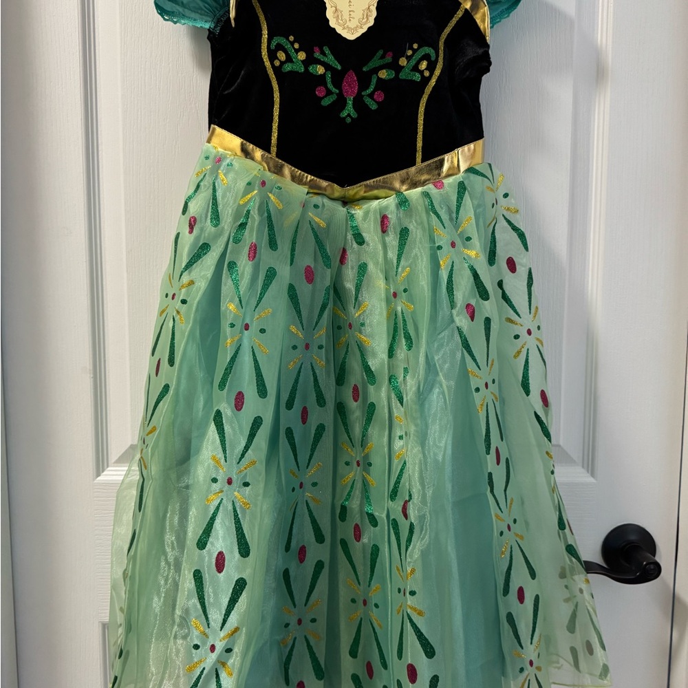 NWT: Sz Small Princess Anna of Arendelle Coronation Day inspired green dress